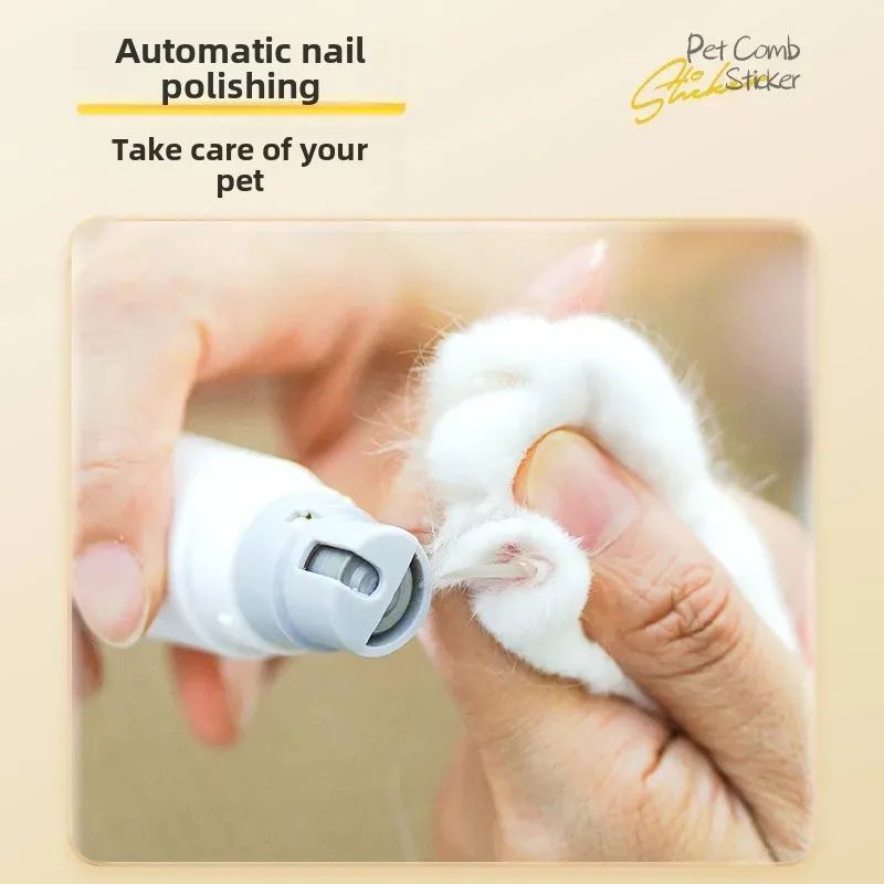 Rechargeable Two-In-One Pet Nail Trimmer Combs