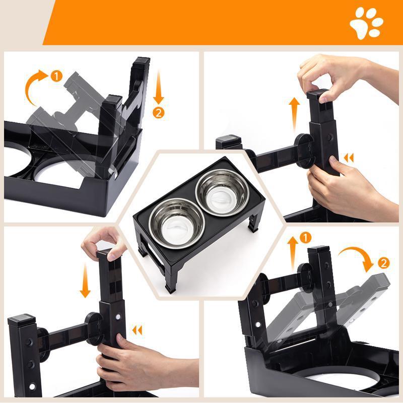 Pet Lifting Feeding Bowl Neck Protection Anti-tumble Medium Large Dog Dedicated