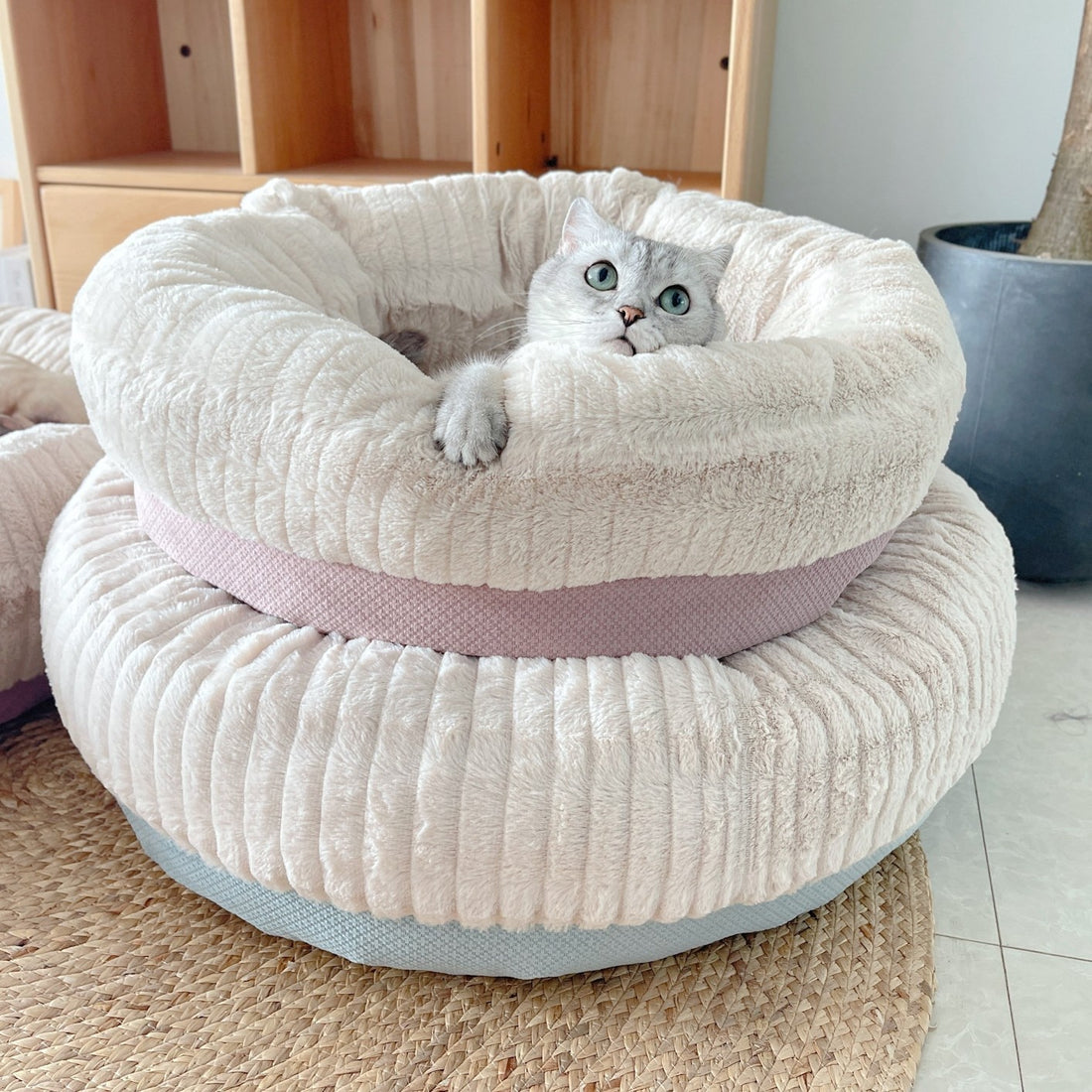Warm Kennel Round Cat Dog Pad