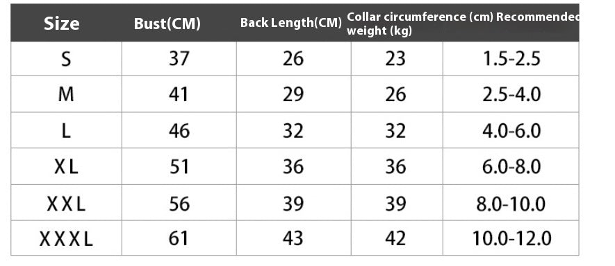 Small Dog Pet Clothes Vest Type