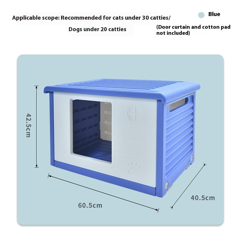 Outdoor Kennel Outdoor Rainproof Pet Bed