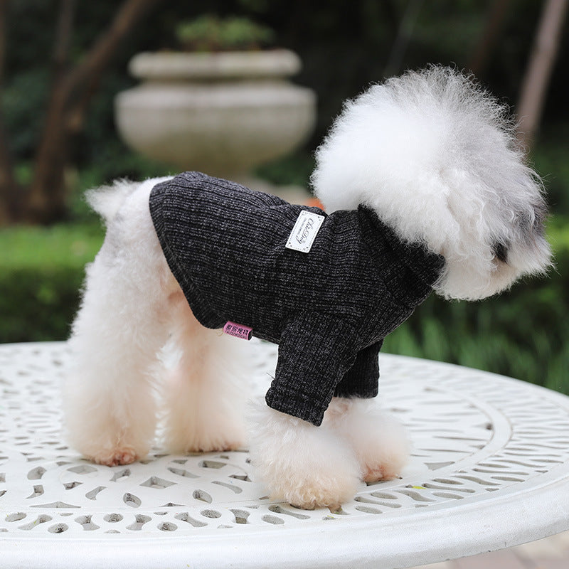 Thickened Autumn And Winter Pet Turtleneck Sweater