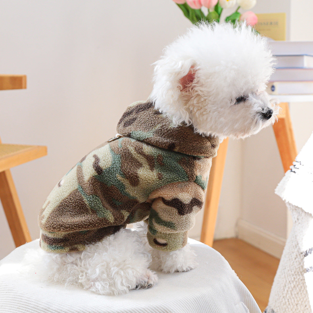 Fashion Pet Clothes Clothing Camouflage Sweater