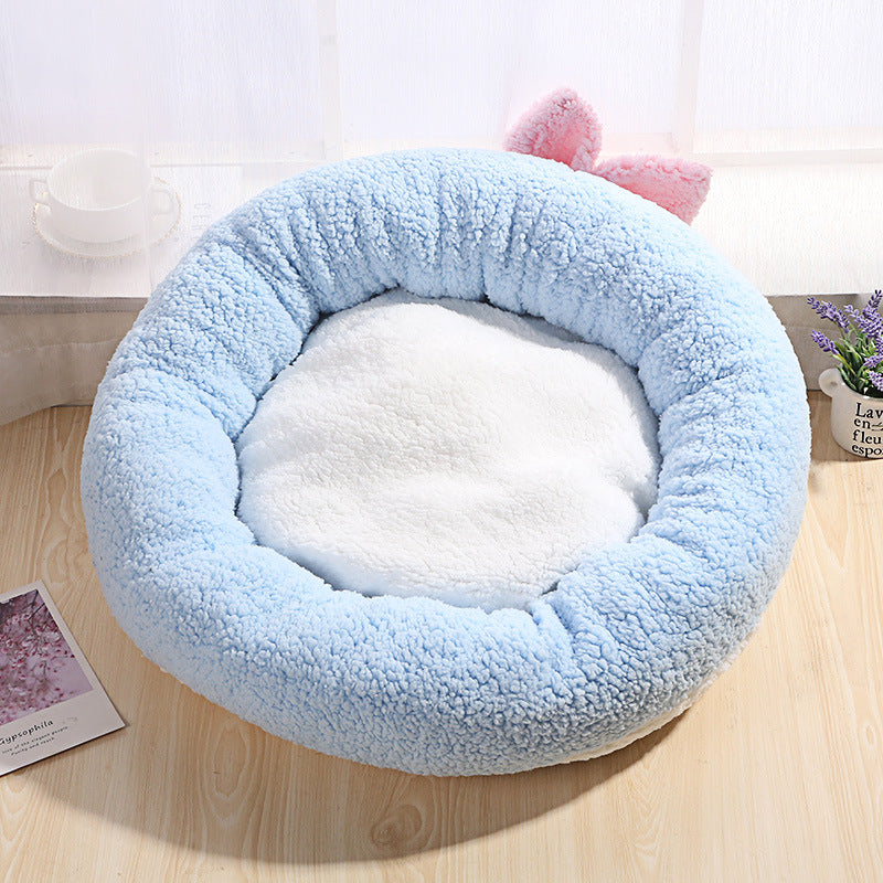 Round bow pet kennel