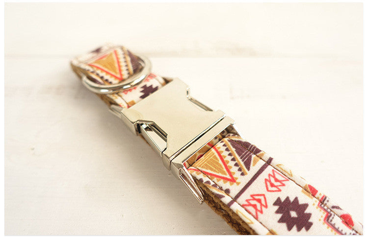 Pet leash dog hoop bow tie jewelry