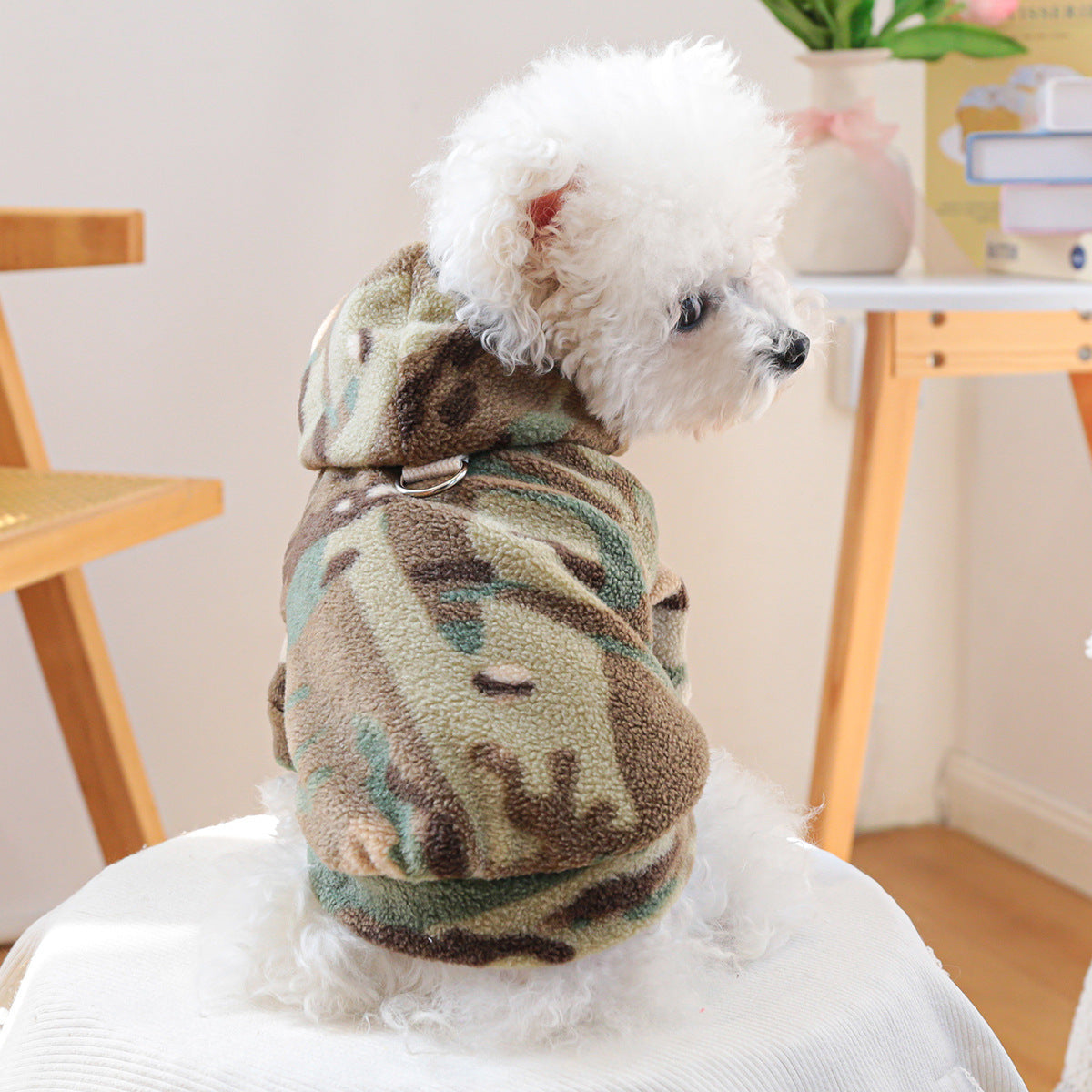 Fashion Pet Clothes Clothing Camouflage Sweater