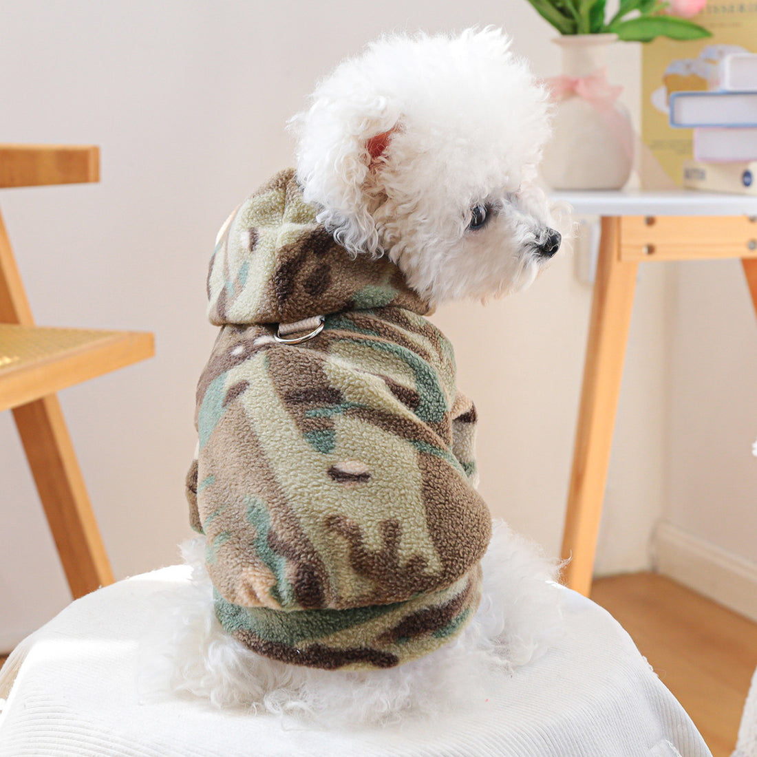 Fashion Pet Clothes Clothing Camouflage Sweater