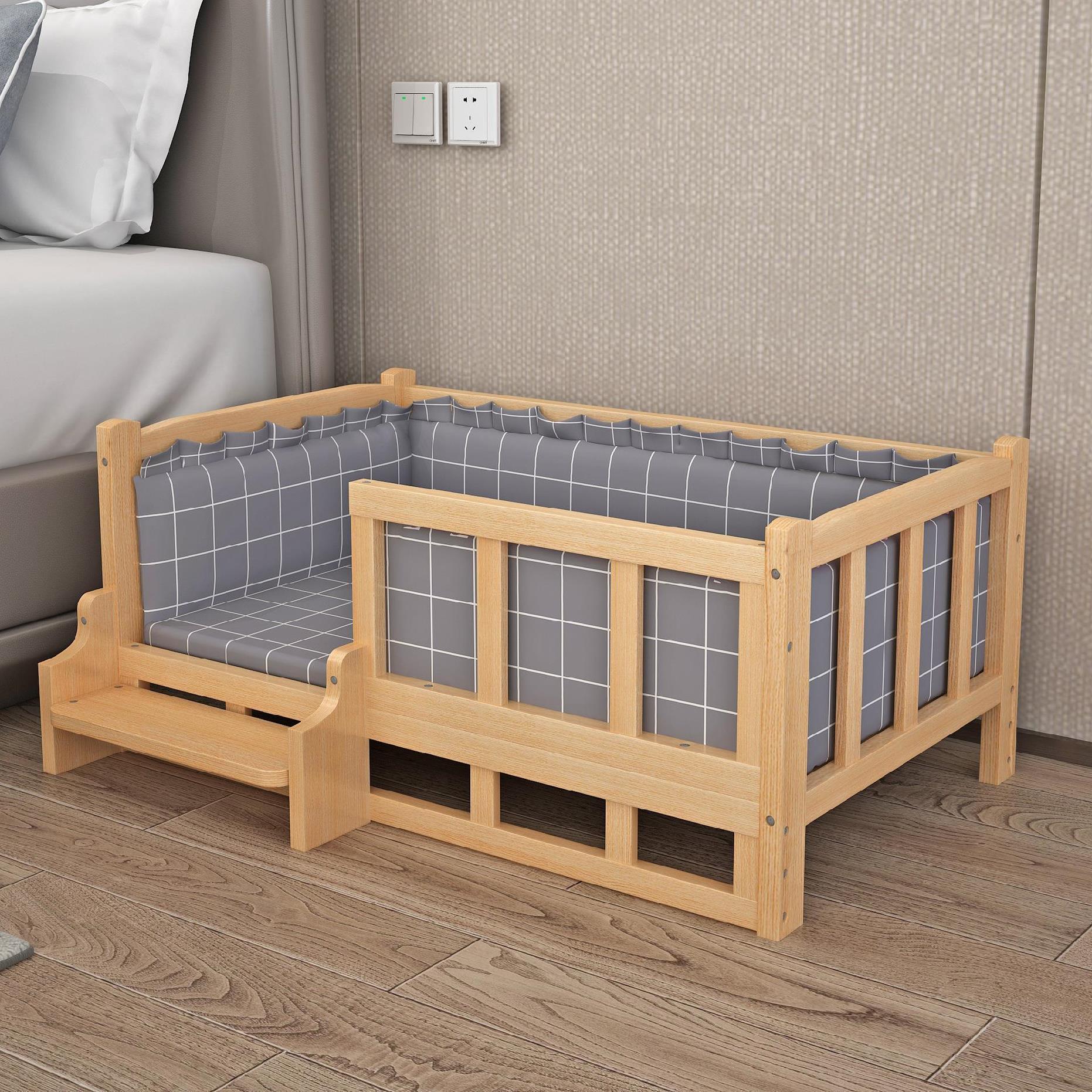 Bed Summer Wooden Wooden Bed Pet