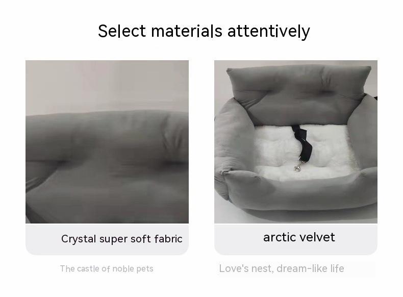 Vehicle-mounted Pet Mat Car Kennel Car Safety Seat