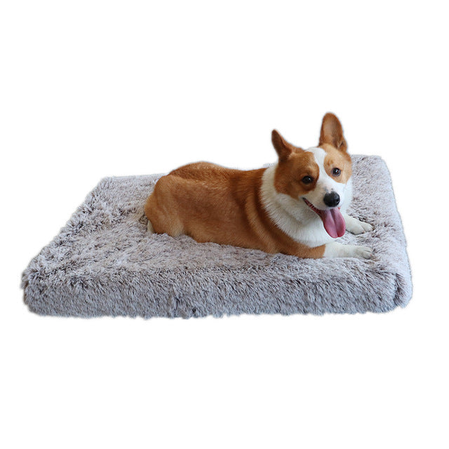 Plush Square Pet Bed
