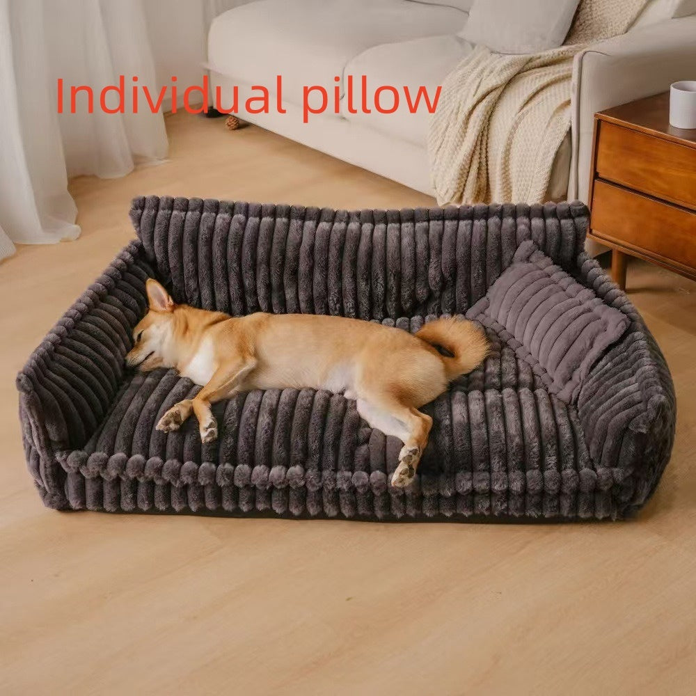 Pet Sofa Pet Kennel Cat Nest All-season Warm