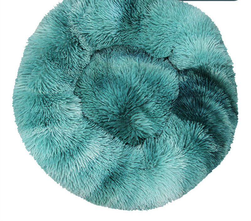 Solid Color Plush Warm Pet Kennel