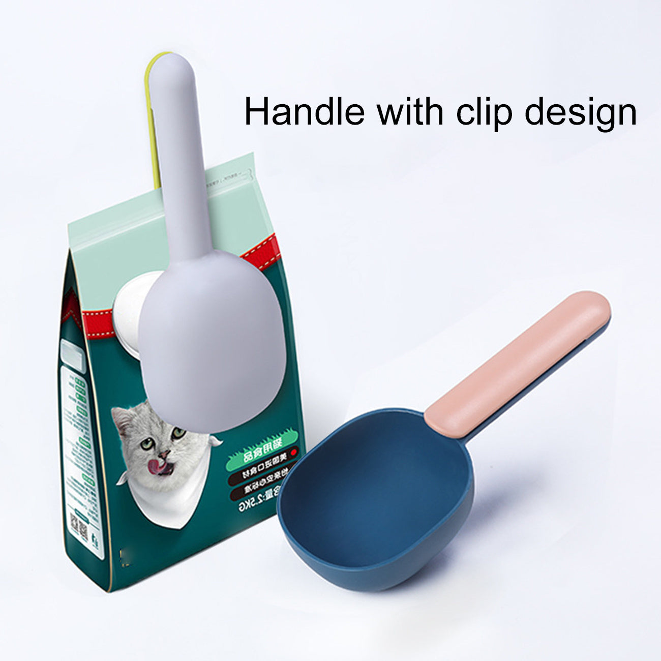 Pet Food Scoop With Ergonomic Bag