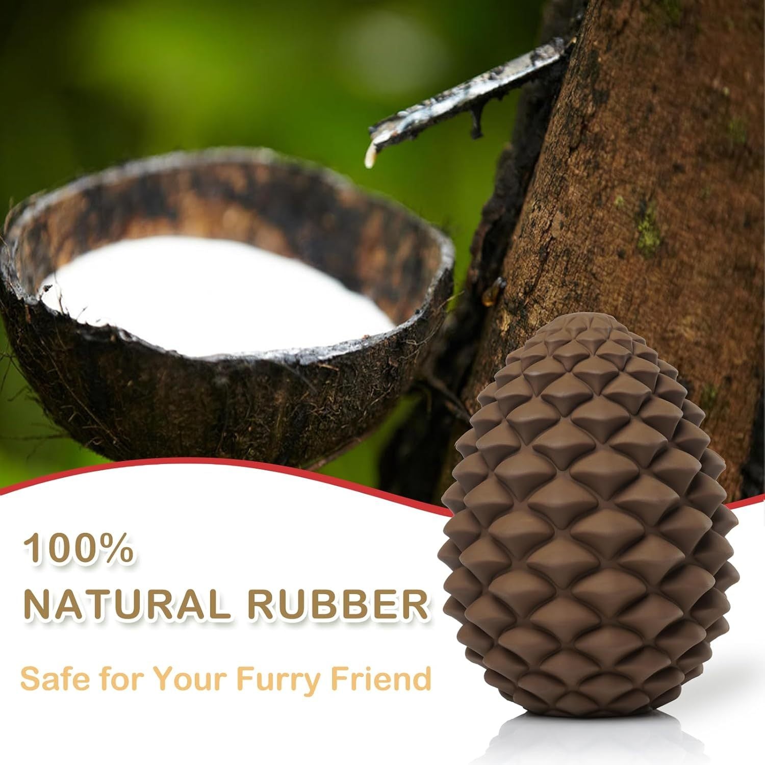 Pine Cone Tough Dog Toys