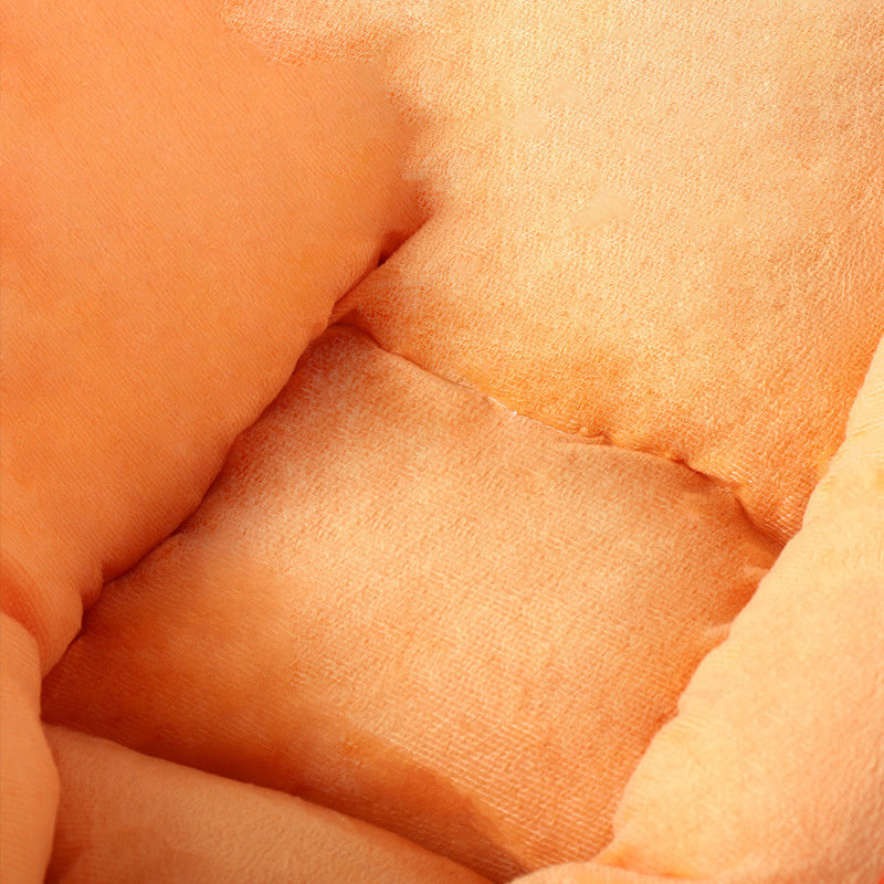 Carrot Dog Nesting Bed With Washable  Soft And Breathable Blanket Small And Medium Pet Bed Puppy Cushion