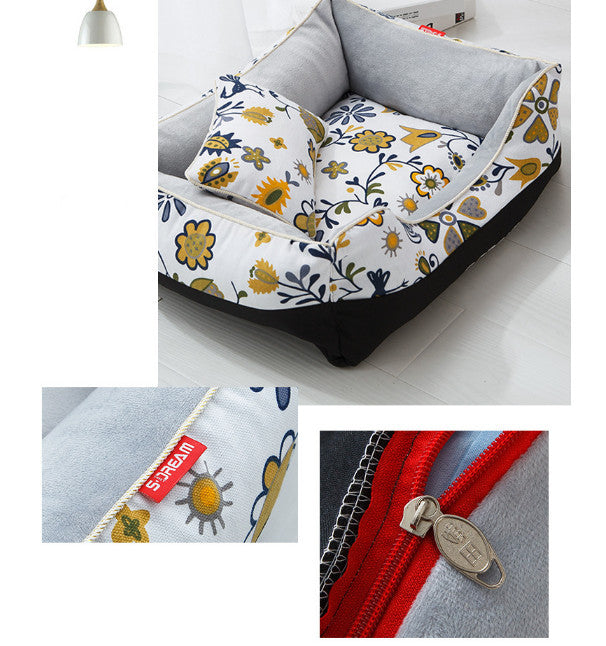 Winter Plush Cat Kennel Dog Kennel