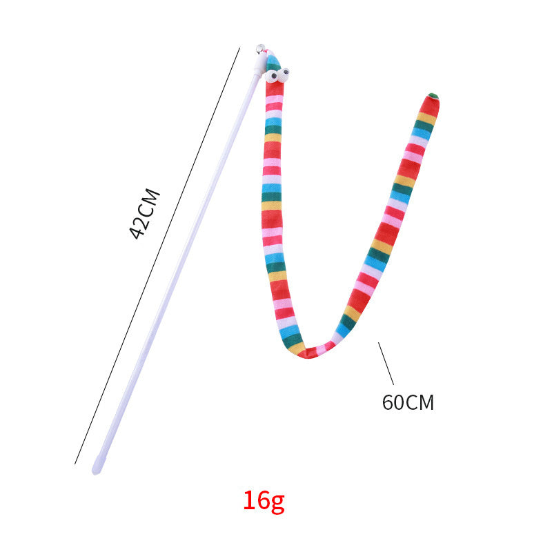 Cat Wands Plush Cat Teaser Toy With Cute Shape And Vivid Color Interactive Cat Toys For Cat And Kitten