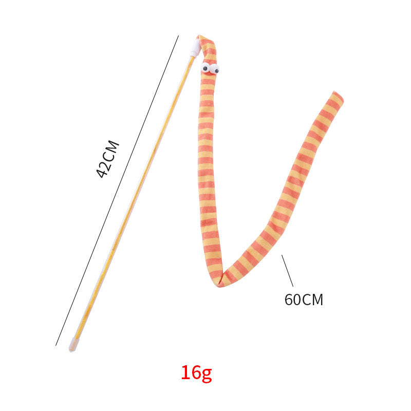 Cat Wands Plush Cat Teaser Toy With Cute Shape And Vivid Color Interactive Cat Toys For Cat And Kitten