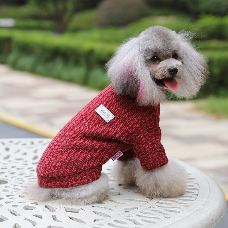 Thickened Autumn And Winter Pet Turtleneck Sweater