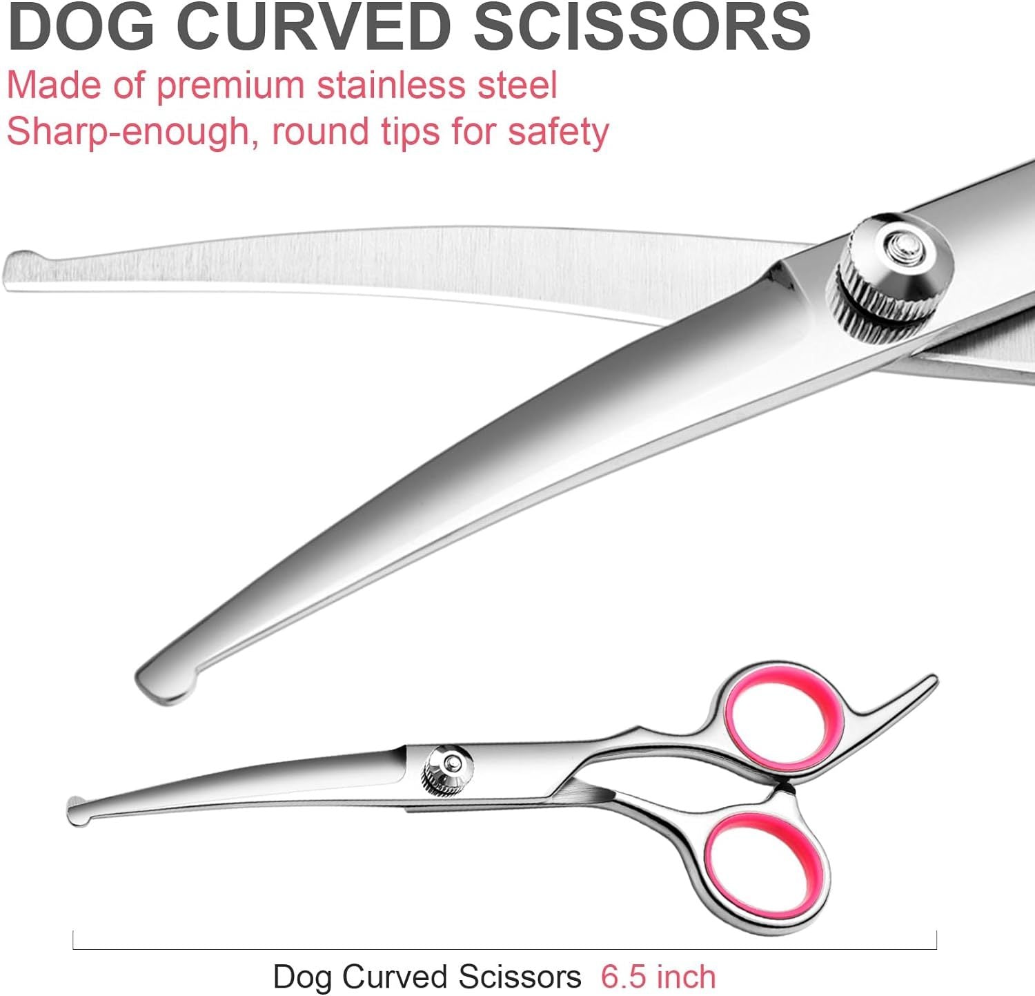 Dog Grooming Scissors With Safety Round Tips