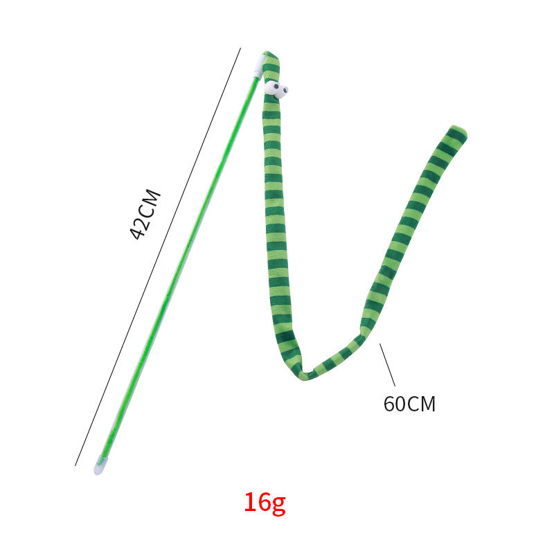 Cat Wands Plush Cat Teaser Toy With Cute Shape And Vivid Color Interactive Cat Toys For Cat And Kitten