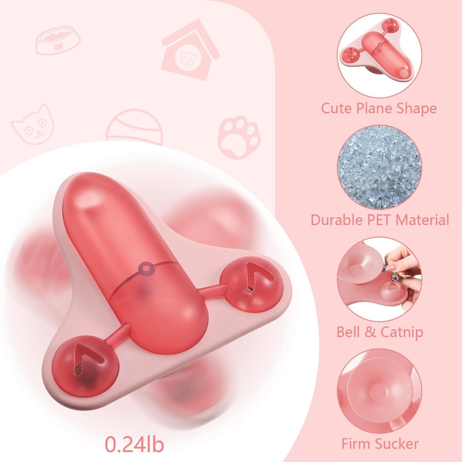 Interactive Cat Toy Puzzle Toy Pet Slow Feeder For Bored Indoor Cat Dog Bunny