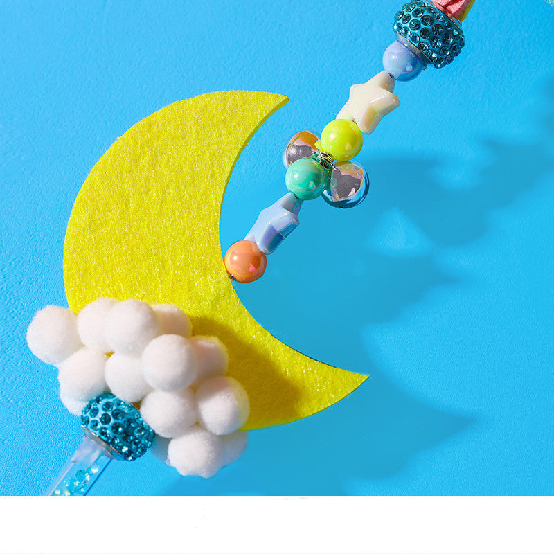 Original Handmade Night Sky Funny Cat Stick Cat Toy