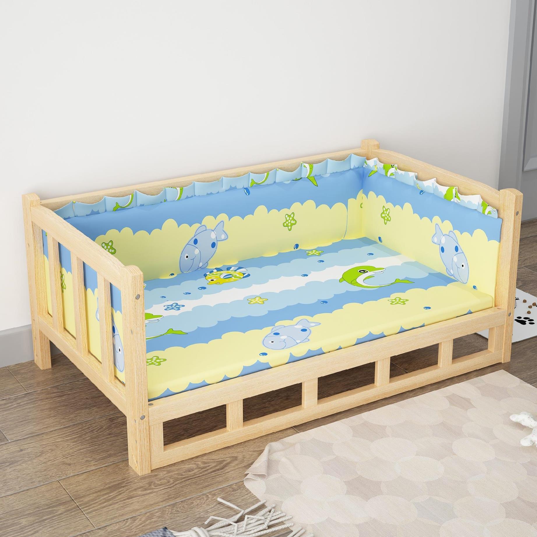 Bed Summer Wooden Wooden Bed Pet