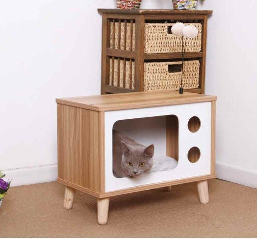 TV Set Cat Scratch Board Toy