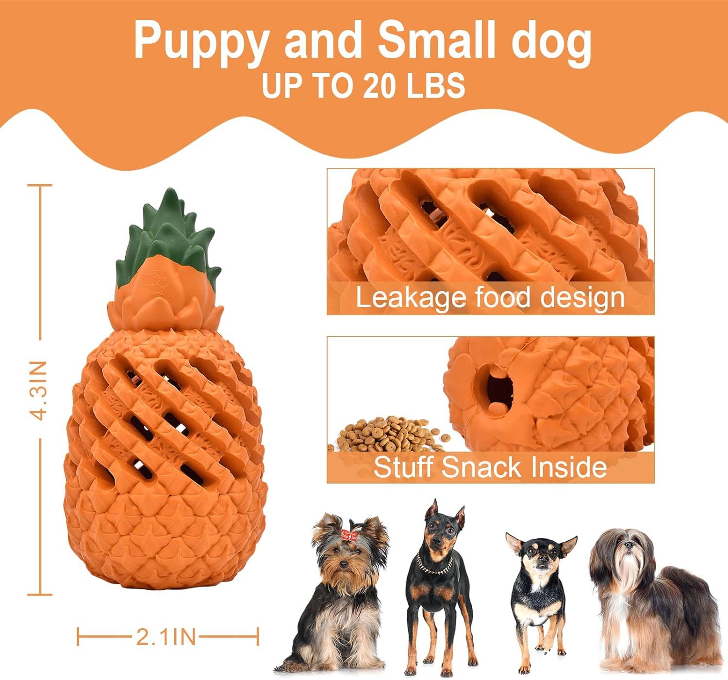 Pineapple Dog Chew Toys