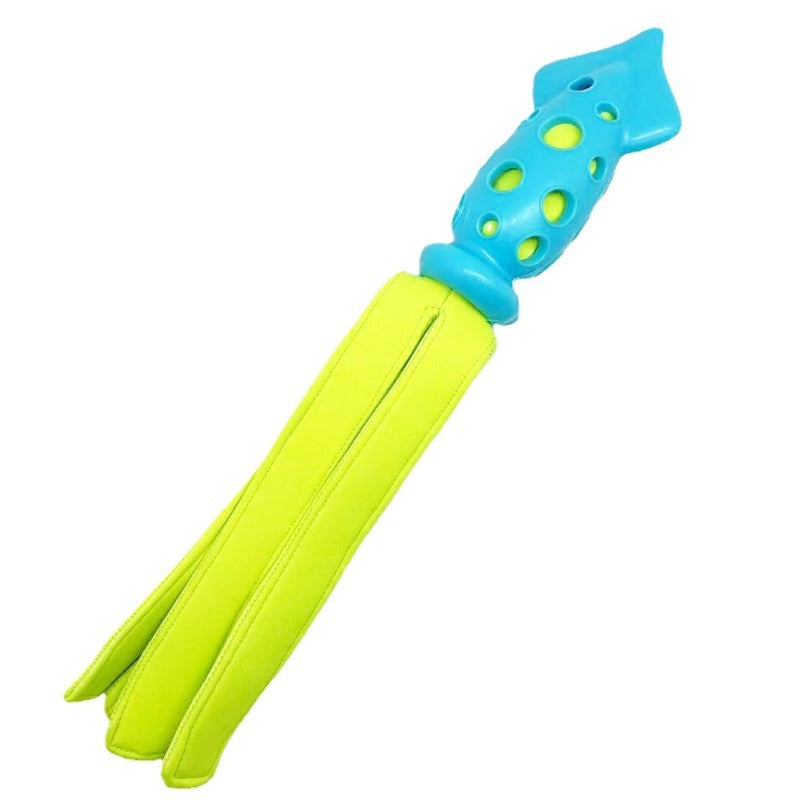 Pet Chew Toy Teeth Cleaning Squeaky Cuttlefish Toys Dog Interactive Training Throwing Toy For Small Medium Large Dogs