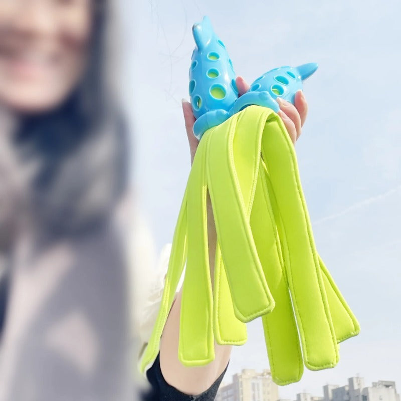 Pet Chew Toy Teeth Cleaning Squeaky Cuttlefish Toys Dog Interactive Training Throwing Toy For Small Medium Large Dogs